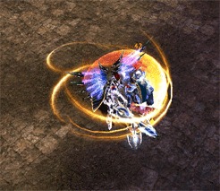Spiral Slash Magic Gladiator